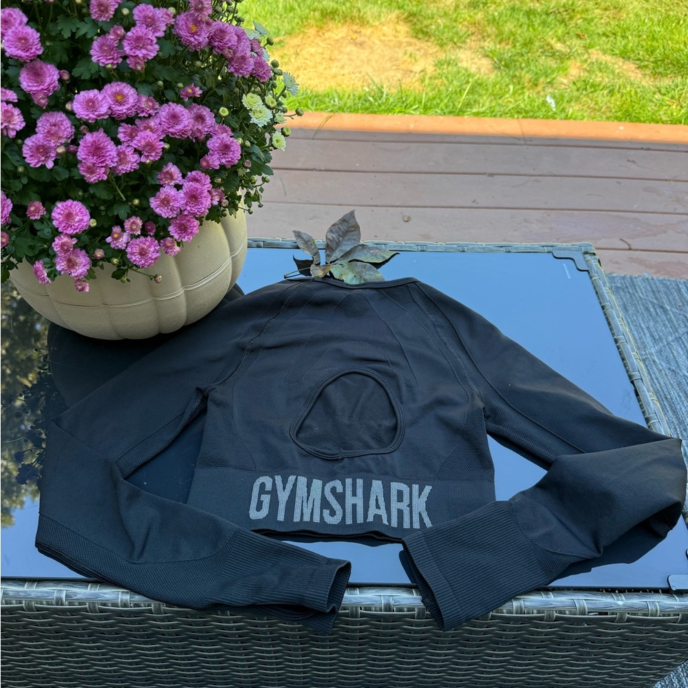 Gymshark Black Long Sleeve Activewear Top